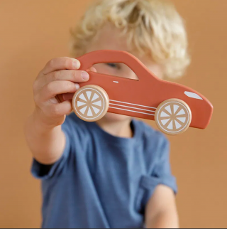 Little Dutch drveni sportski autić, rust