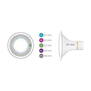 Medela levak za grudi 2/1, 27mm