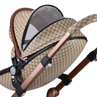 Hot mom kolica 2u1, brown, 0m+