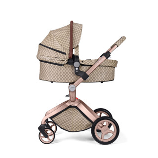 Hot mom kolica 2u1, brown, 0m+