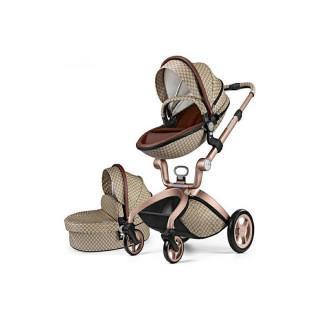 Hot mom kolica 2u1, brown, 0m+