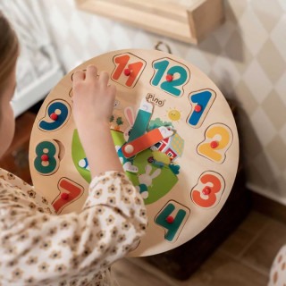 Pino drvena slagalica -Sat