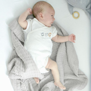 Nordic Coast muslin prekrivač4/1, 80x80cm