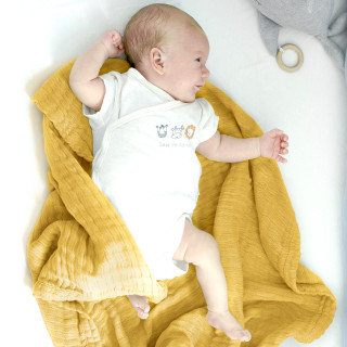 Nordic Coast muslin prekrivač4/1, 80x80cm