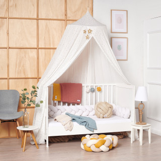 Nordic Coast pleteni jastuk čvor, 40x40cm