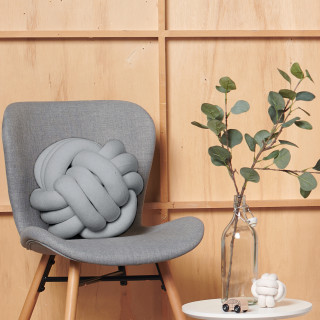 Nordic Coast pleteni jastuk čvor, 40x40cm