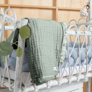 Nordic Coast muslin prekrivač4/1, 80x80cm