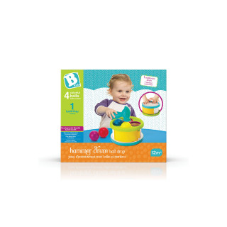B kids edukativna igračka hammer drum ball drop