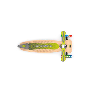 Globber Primo drveni trotinetsa sklapanjem i svetlima