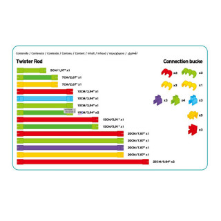 EurekaKids plastične vijuga kockice