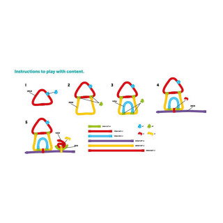 EurekaKids plastične vijuga kockice