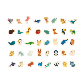 Janod magnetna karta sveta saživotinjama