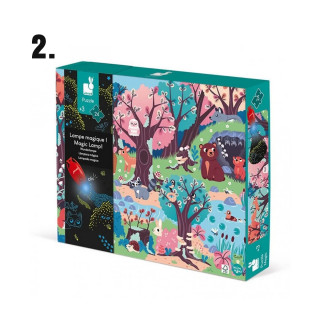 Janod slagalica sa magčinom lampom more/šuma