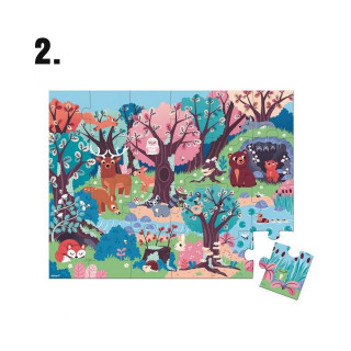 Janod slagalica sa magčinom lampom more/šuma