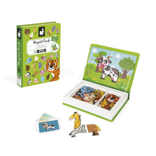 Janod magnetna knjiga-životinje