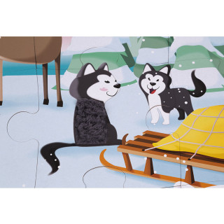 Janod slagalica-život na ledu,20 kom