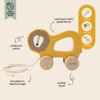 Trixie drvena igracka na povla