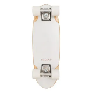 Banwood  skejtbord, White