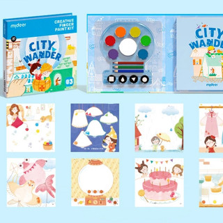 Mideer kreativni komplet za slikanje prstima