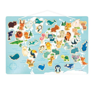 Janod magnetna slagalica Maleživotinje