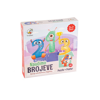 Vrabac slagalica astra naučimo brojeve