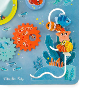 Moulin Roty aktivna tabla za igru, 41x32,5cm