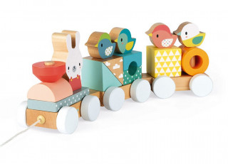 Janod drveni vozić Pure