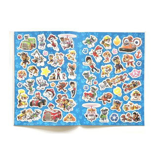Commodore Paw Patrol-stiker book
