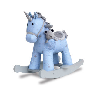 Little bird Munbim i Rej drveni jednorog za ljuljanje