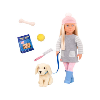 Our Generation lutka Meagan 45cm sa kucom i aksesoarom