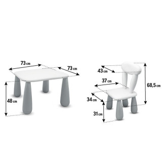 Maltex Set sto i stolica za decu