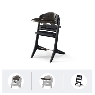 Cybex hranilica Lemo platinum 3/1, Black Wood