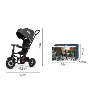 Qplay tricikl Rito Air sa gumenim točkovima