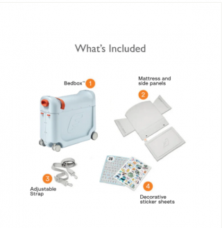 Stokke kofer/putni krevet Jet Kids Bedbox