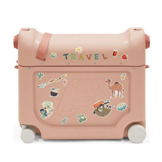 Stokke putni krevet/kofer, Coral Pink