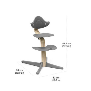 Stokke hranilica Nomi Oak Black
