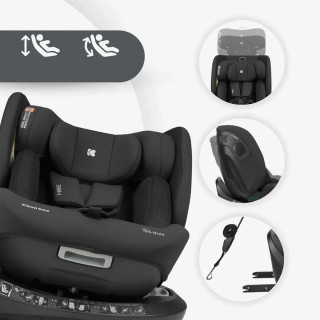 Kikka Boo auto sedište i-Hike premium Black