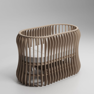 Sol Baby krevetac Maria, hrast 141,5x84x90,5