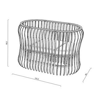 Sol Baby krevetac Maria, hrast 141,5x84x90,5