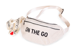 Childhome Banana bag on the go, Teddy Off White