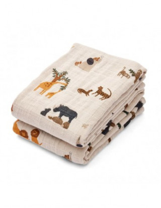 Liewood muslin pelena 2/1, 65x65cm
