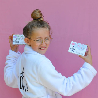 Toot! duo senka za oči-flamingo