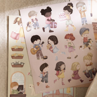 Little Dutch knjiga sa nalepnicana