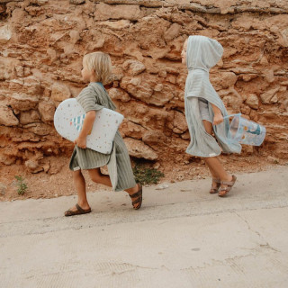 Little Dutch pončo Olive 1g+,60x60cm