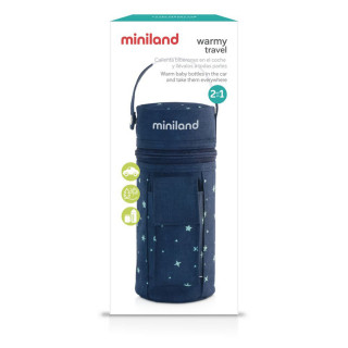 Miniland torbica sa grejačem za flašice warmy travel denim