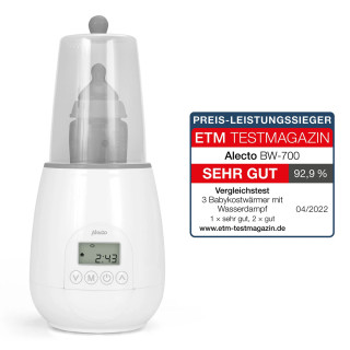 Alecto grejač  za flašice