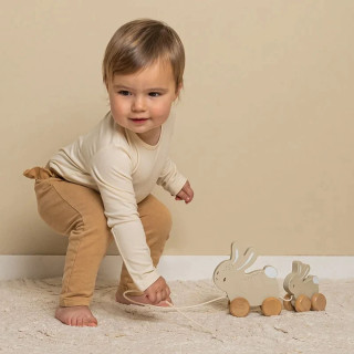 Little Dutch drvena igračka napovlačenje Bunny