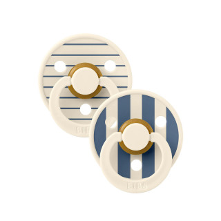 Bibs varalice Ivory & Steel Blue, 0-6m