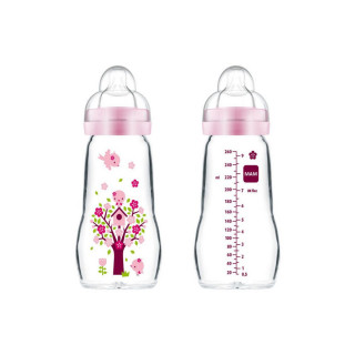 Mam staklena flašica feel good260ml, 2m+