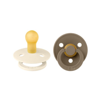 Bibs varalica Ivory & Dark Oak 6-12m